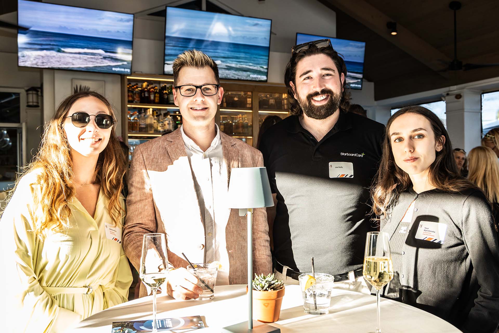 Toby Brudenell-Smith & Joe Duffy at Northrop & Johnson's Captains Party